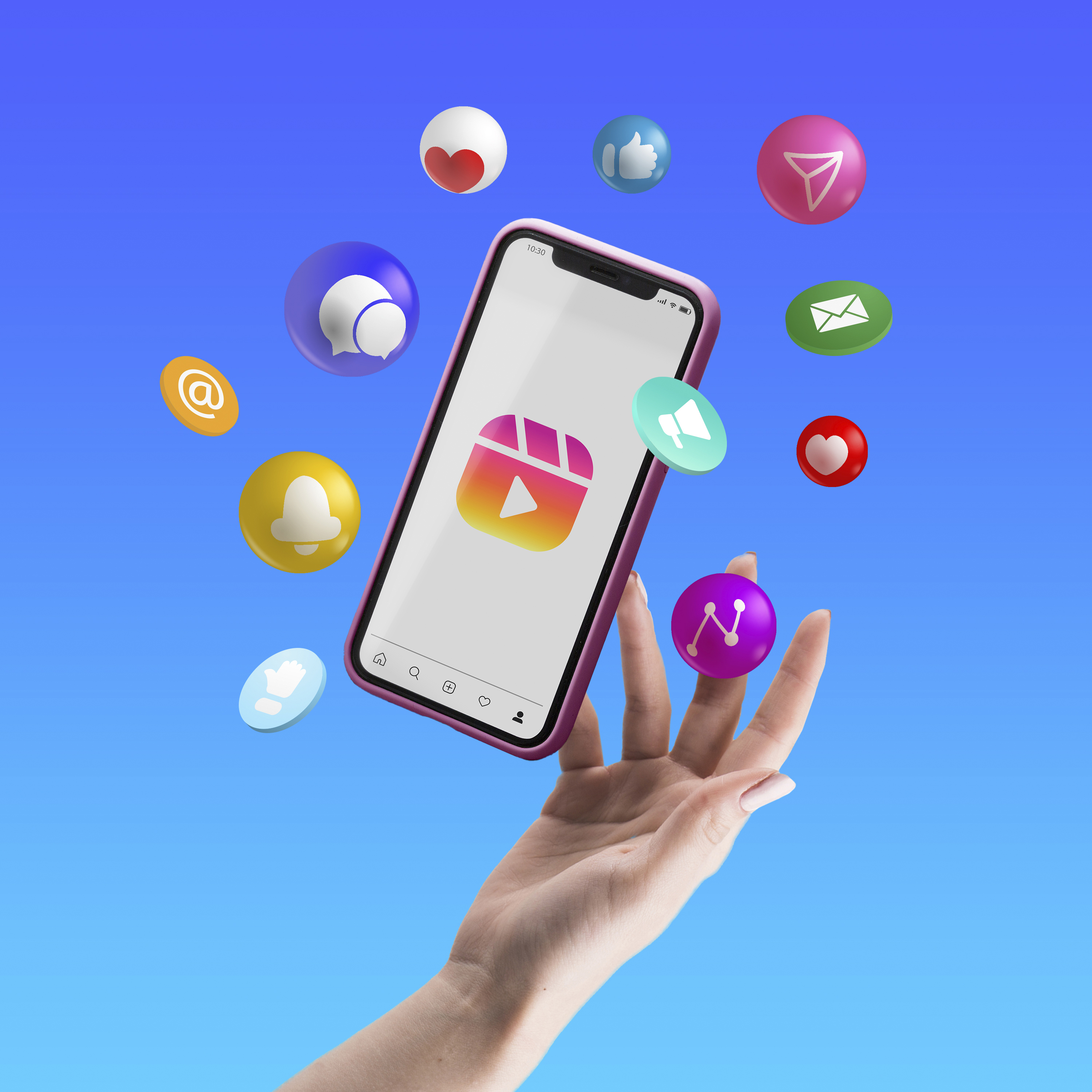 social-media-marketing-concept-marketing-with-applications